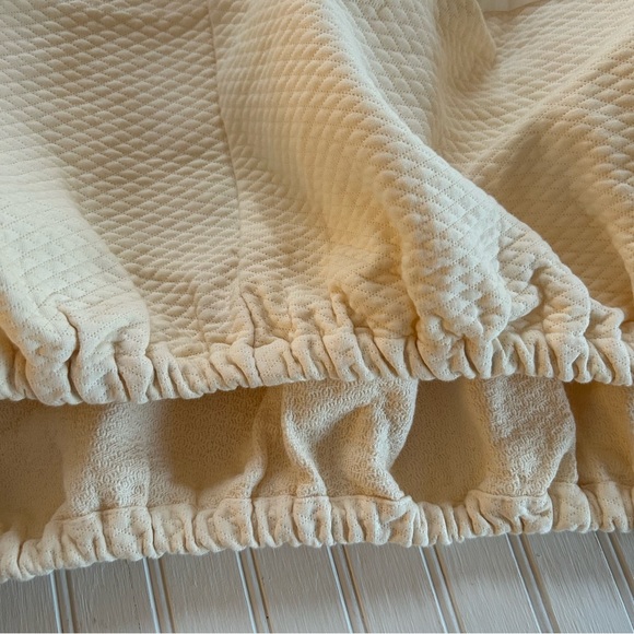 Hill Bedding Hill Matelasse King Cotton Box Spring Cover In Natural Poshmark